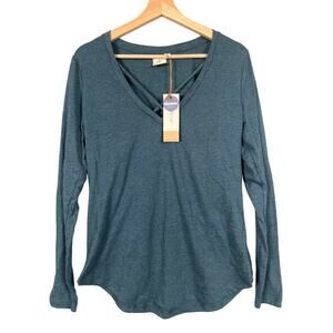 White Crow Buckle NWT Deep Emerald Size Medium Women's Long Sleeve